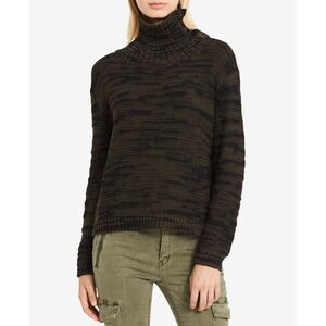 Calvin Klein Jeans Snap Collar Turtleneck Sweater